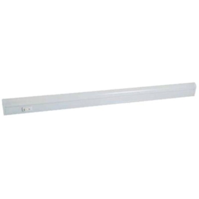 plafoniera reglette led bianca con interruttore 1136mm 18w luce calda - LAMPO
