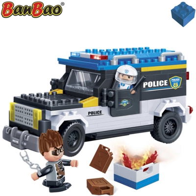 Hummer della polizia BanBao 7005 Costruzioni combinabili con i mattoncini LEGO