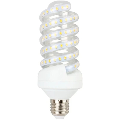 Aigostar - lampadina a led spirale 20 watt 15000 ore 220-240 volt A+ CE E27 bianco freddo no aig 004872