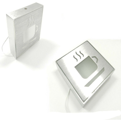 Robertagor - Faretto luce led 1w interno a muro segnale caffe' indicazione bar locale quadro