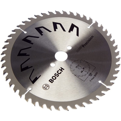 Bosch 2609256867 - Lama di precisione per sega circolare, 48 denti, carburo, taglio netto, diametro 190 mm alesaggio con anello di riduzione, 20/16,