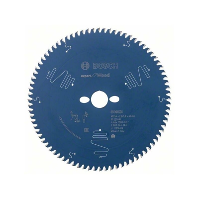 Bosch Lame per seghe circolari EX WO, T 254x30-80, 254 x 30 mm, 80 denti - 2608644343