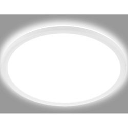 B.K.Licht Plafoniera LED dimmerabile su 3 livelli, 18W, 2400Lm, Luce bianca neutra 4000K, Ultrapiatta, Illuminazione indiretta, Lampada da soffitto en oferta