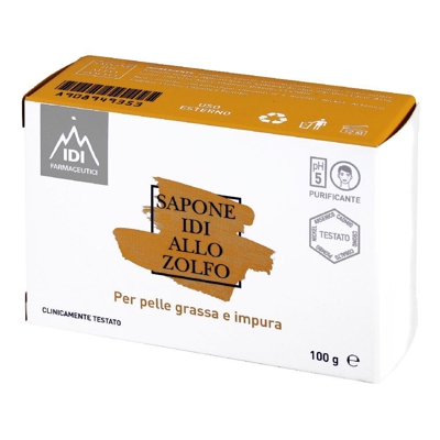 Sapone IDI allo zolfo Per pelle seborroica