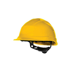 ELMETTO DA CANTIERE GIALLO IN ABS CON SISTEMA DI CHIUSURA ROTOR - QUARTZ UP III DELTAPLUS - Colore Giallo Cromo - DELTA PLUS en oferta