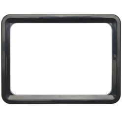 Quadro per cartelli, manifesti e segnaletica nero de la dimensione A5 218x155mm - Primematik en oferta