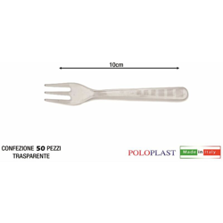 Bighouse It - FORCHETTA BIO MAGIC PLA CF.50 PZ. CM.10 TRASP. características