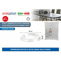 Bighouse It - COPERCHIO PIATTO SENZA FORO CF.50 PZ. CM.4,5 TRASP. características