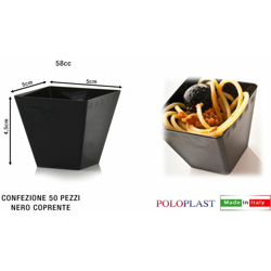 Bighouse It - MINIDESSERT CF.50 PZ. CC.58 CM.5X5X4,5h CUPIDO NERO en oferta
