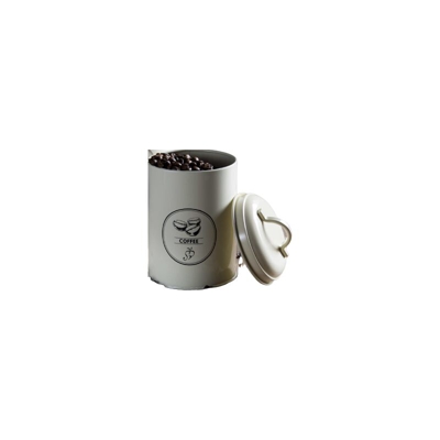 Barattolo in latta da cucina - Caffè - Panna Vintage - Esschert Design
