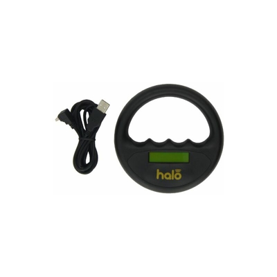 Halo Microchip Scanner Nero - Lettore Micro Chip Usati Per Identificazione Animali Domestici Cani Gatti - PET TECHNOLOGY STORE