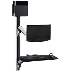 Supporto da computer schermo tastiera mouse con doppio braccio articolato - Bematik en oferta