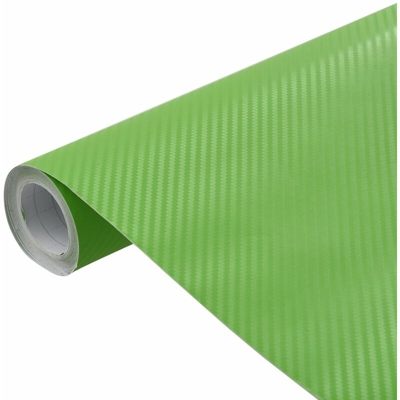 Pellicola Auto Opaca 3D Verde 200x152 cm - VIDAXL