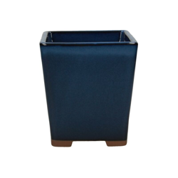 Vaso 12,3 cm quadrato blu Colore - Blu - CRESPI BONSAI características