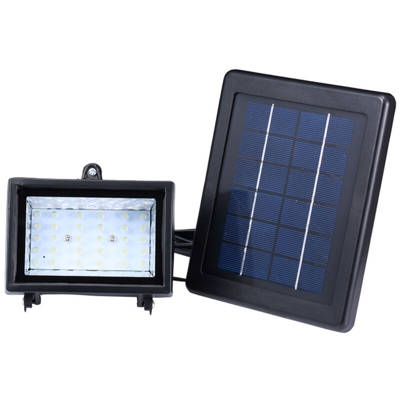 Lampada solare da 30 LED con presa di terra a luce bianca - ASUPERMALL