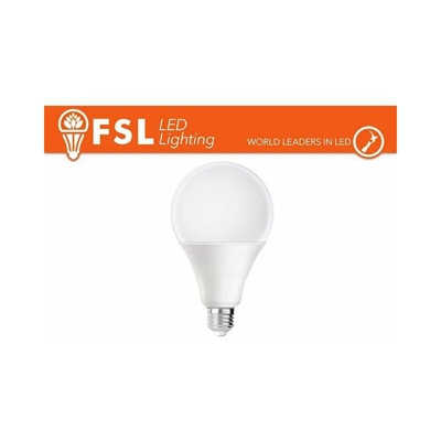 FSL - lampadina led bulbo a60 15000 ore 16 watt 180° 220-240 volt A+ CE E27 bianco freddo no lif fla95b16w65k27
