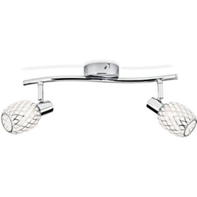 Philips Spot Deltoid Chorme Da Parete E Soffitto Essentials Cromato 2Xg9 - 28W