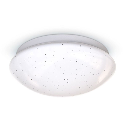 B.K.Licht Plafoniera LED dimmerabile su 4 livelli, RGB, luce calda 3000K o colorata, telecomando incluso, LED integrati 10W 700Lm, decoro cielo