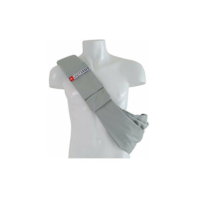 4Lazylegs 2156 - Tasca in tela, colore: Grigio minerale - 4LAZY LEGS