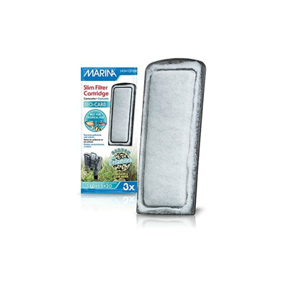 Bio-Carb Carbon Slim Filter - Cartuccia Tropicale, Confezione da 3 - Marina