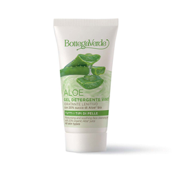 Gel limpiador facial - hidratante calmante - con el 20 % de zumo de Aloe* ecológico (30 ml) - para todo tipo de pieles en oferta