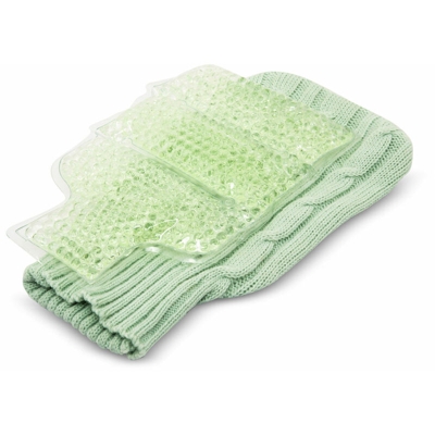 Borsa acqua calda fredda con microsfere verde - DMAIL