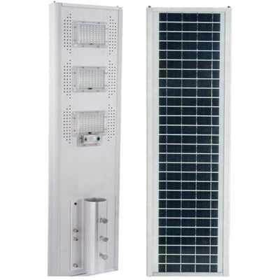Faro led lampione stradale 180w luce fredda energia solare crepuscolare SJ-19180 - BS