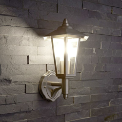 Applique Tradizionale da Esterno con Luce Ascendente- Acciaio Cromato - Biard en oferta