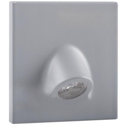 segnapasso led mefis scale 0,70 watt 1 luce 12 volt CE IP20 bianco naturale grigio interno quadrato kan 32499 - KANLUX en oferta