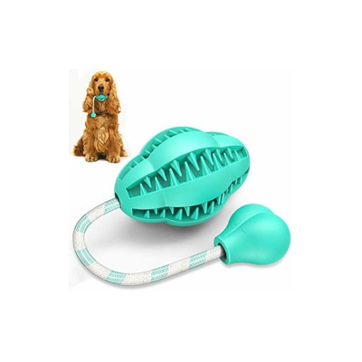 giocattolo interattivo per cani, corda non tossica in gomma naturale IQ, pulizia dentale per cuccioli, cani di piccola taglia e media - Vunake