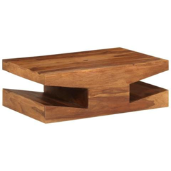 Tavolino Da Caffè In Legno Massello Di Sheesham 90x60x30 Cm en oferta