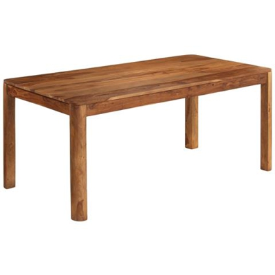 Tavolo Da Pranzo In Legno Massello Di Sheesham 180x90x76 Cm