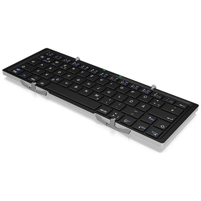 KSK-3023BT, Bluetooth, QWERTZ, Tedesco, Senza fili, Mini, Dritto