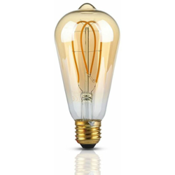 Lampadina LED V-TAC E27 5W ST64 Filamento Ambrato 2200K características