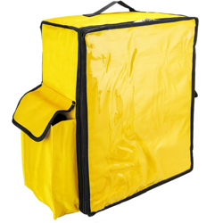 CityBAG - Zaino isotermico 49 x 50 x 23 cm giallo per la consegna di ordini alimentari da moto e bicicletta características