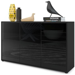 Comò Bari V3 In Nero Opaco E Nero Lucido precio
