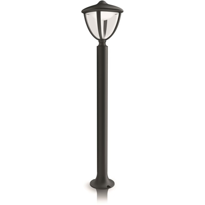Philips Robin Palo da Esterno LED, Altezza 85.5cm, Nero [Classe di efficienza energetica A+]
