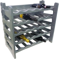 Porta bottiglie componibile modulare impilabile cantinetta in plastica 6 posti G - SAVINO FILIPPO características