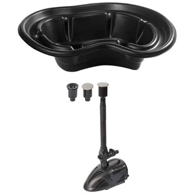 Verdemax Laghetto Da Giardino 150 Lt E Pompa Per Laghetto Vx800