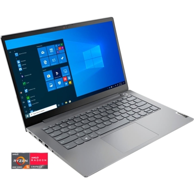 ThinkBook 14 G2 Computer portatile 35,6 cm (14") 1920 x 1080 Pixel AMD Ryzen 5 8 GB DDR4-SDRAM 256 GB SSD Wi-Fi 6 (802.11ax) Windows 10 Pro Grigio, Notebook