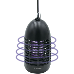 Velamp - Zanzariera elettrica con lampadina uv 7w black zap nero precio