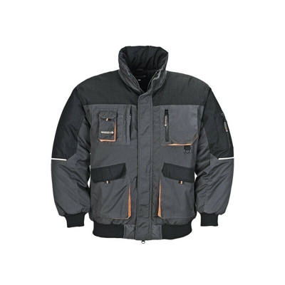 Terratrendjob - Giacca Pilot Uomini 4629, Taglia Xl, Grigio Scuro
