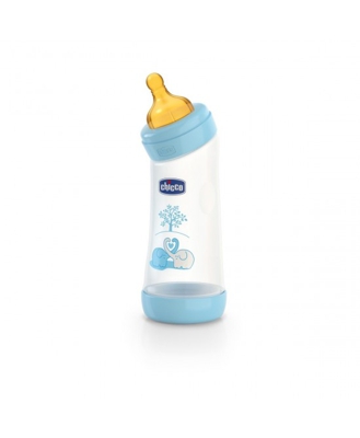 Chicco Biberon Benessere Angolato Polipropilene E Caucciù Boy 250ml +0Mesi
