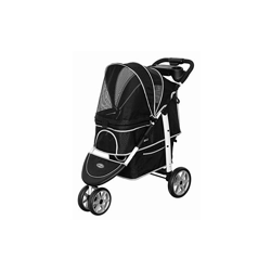 Passeggino Monaco con Copertura Antipioggia e Antivento e con Finestra Anteriore in Tessuto a Rete Senza Cerniera, per Animali Domestici - Innopet precio