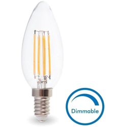 Arum Lighting - LAMPADINA LED E14 4W Eq 40W Dimmerabile | Température de Couleur: Bianco caldo 2700K precio