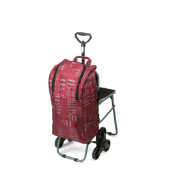 Borsa trolley per la spesa con 6 ruote e seduta - DMAIL precio