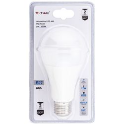 Lampadina LED E27 17W A65 4000K (Blister 1 Pezzo) - V-TAC características