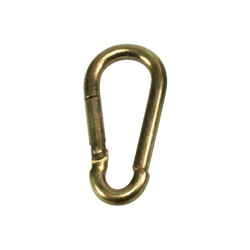 Moschettone Zincato Giallo 80X 8Mm (A 50) - POSAMO en oferta