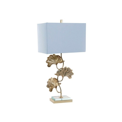 Lampada da Tavolo Dekodonia Lino Metallo Geam Orientale (43 x 26 x 85 cm)