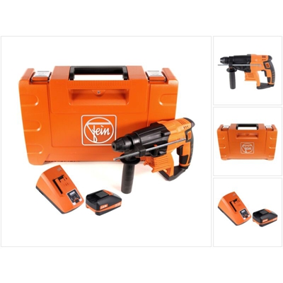 FEIN ABH 18 Tassellatore a batteria 2,0J / 18V / SDS-plus in valigetta da trasporto + 1x Batteria 3,0Ah + Caricabatterie FEIN ALG 80